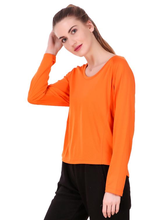 orange polyester regular tshirt - 17664816 -  Standard Image - 1