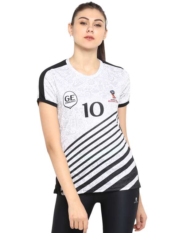 white polyester regular tshirt