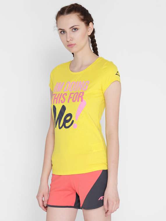 yellow cotton regular top - 17664838 - Standard Image - 1