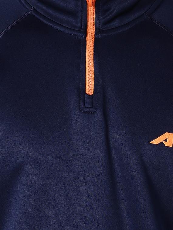 navy blue solid sweatshirt - 17665216 - Standard Image - 4