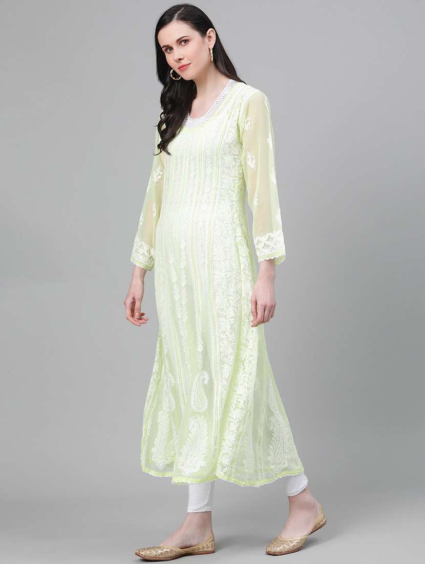 women's flared kurta - 17665887 - Standard Image - 1