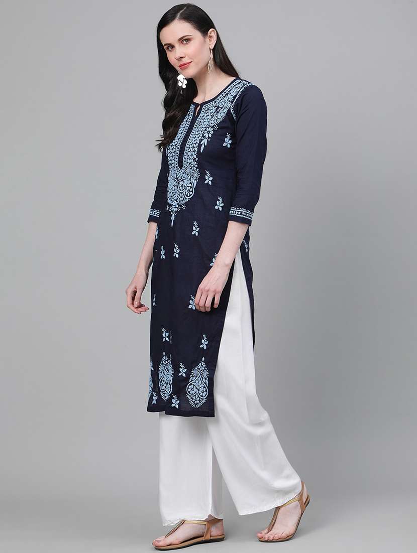 women's straight kurta - 17665892 -  Standard Image - 1