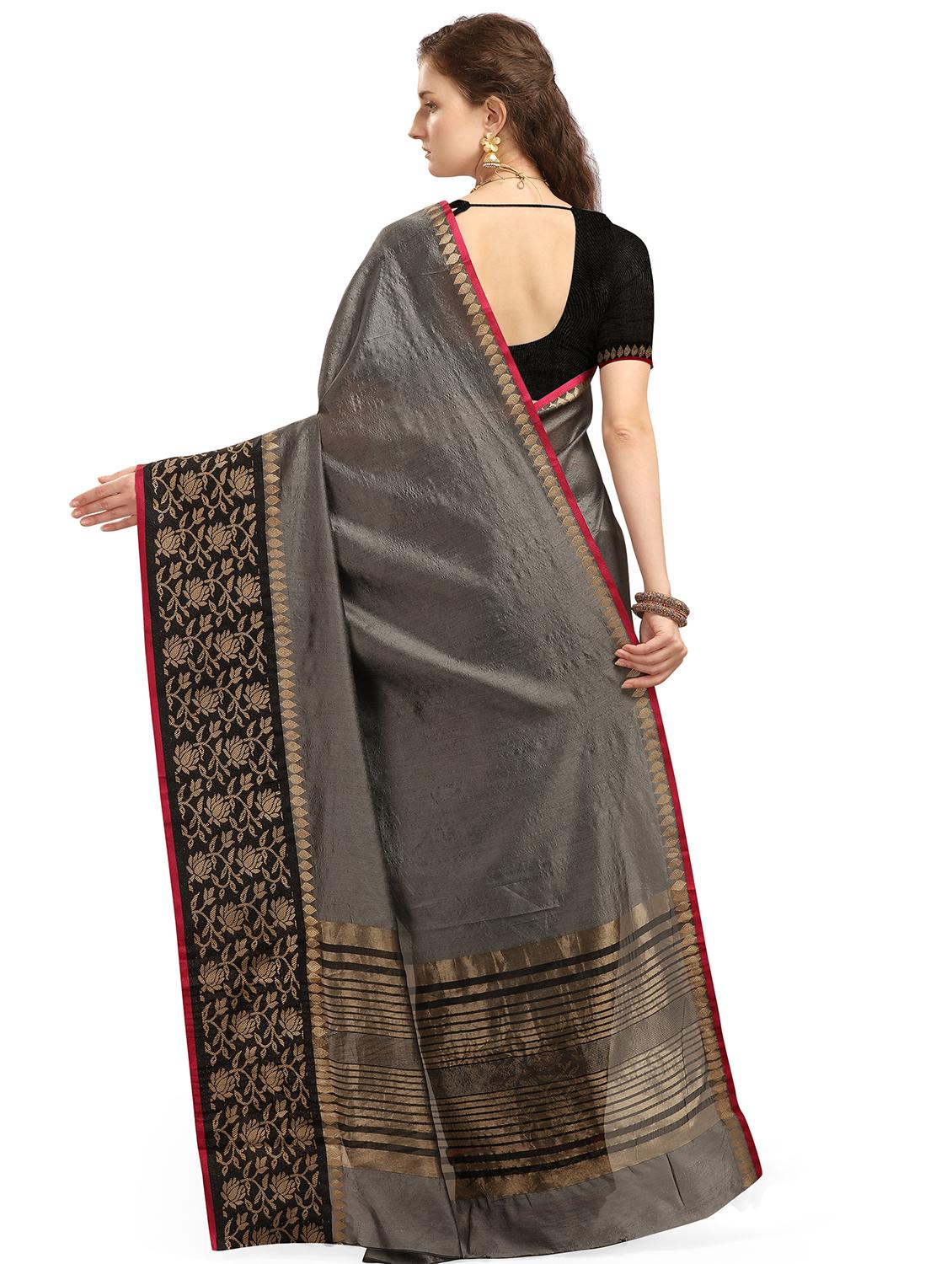 self design woven saree - 17666007 -  Standard Image - 1