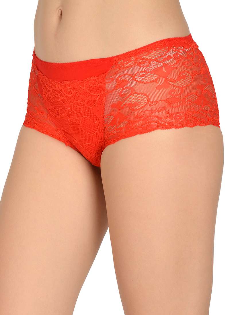 red solid hipster panty - 17666124 -  Standard Image - 1