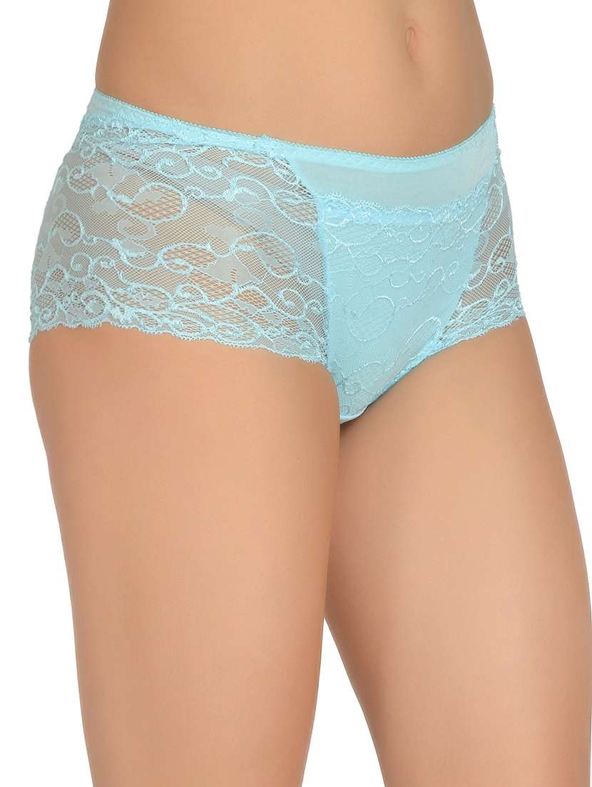 blue solid hipster panty - 17666130 -  Standard Image - 1