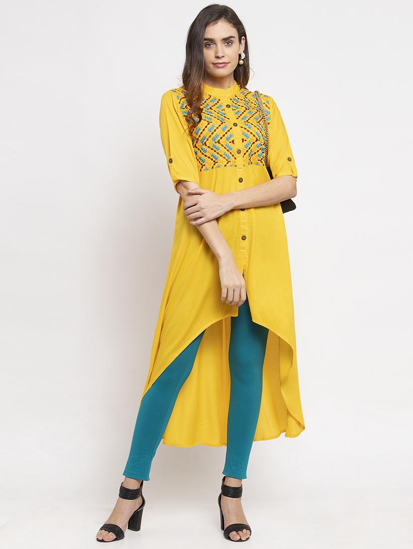 women's high-low kurta - 17666158 - Zoom Image - 0
