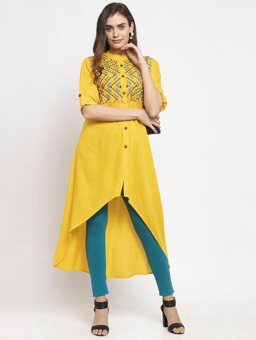 women's asymmetric kurta - 17666161 -  Standard Image - 0