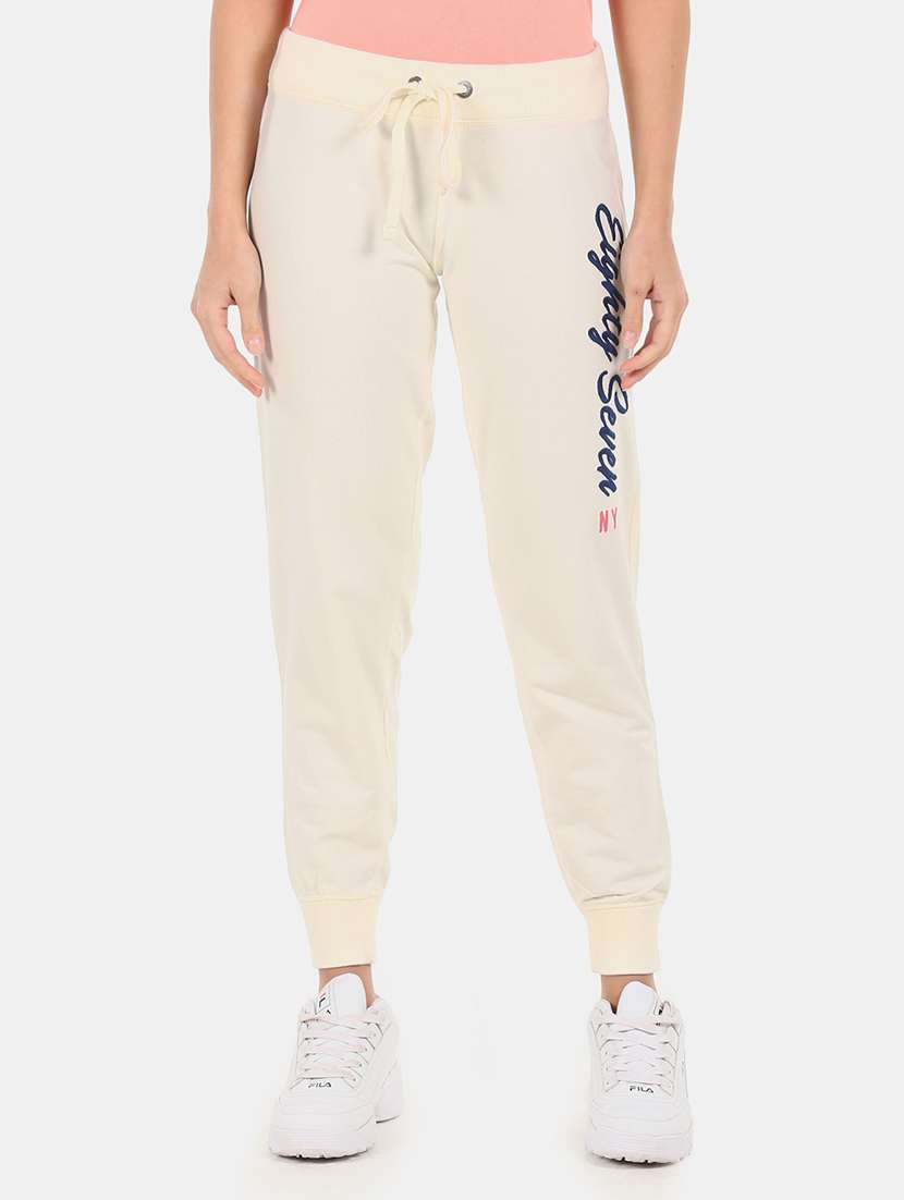 drawstring waist solid jogger 