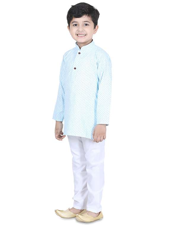 printed kurta pyjama set  - 17667907 -  Standard Image - 1