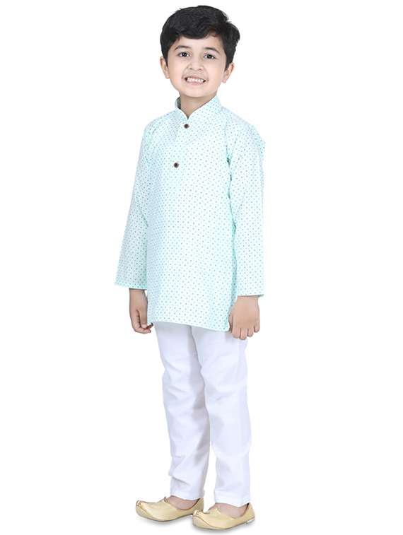 printed kurta pyjama set  - 17667908 -  Standard Image - 1