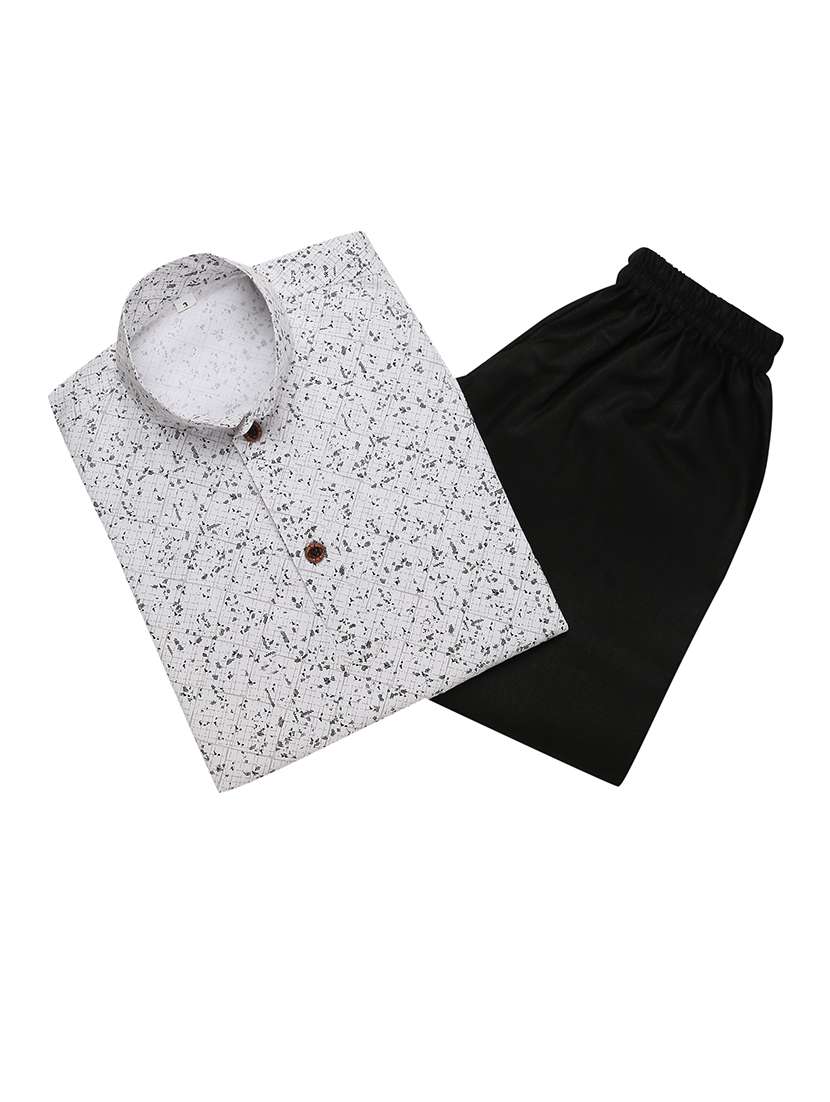 printed kurta pyjama set  - 17667911 -  Standard Image - 4