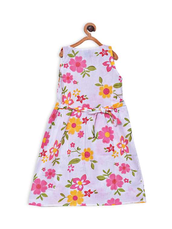 girls round neck sleeveless frock - 17668136 -  Standard Image - 1