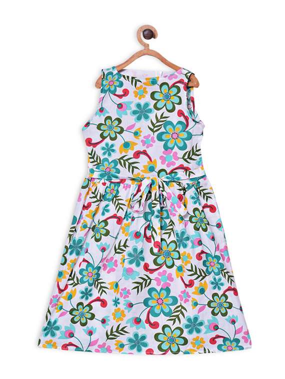 girls round neck sleeveless frock - 17668144 -  Standard Image - 1