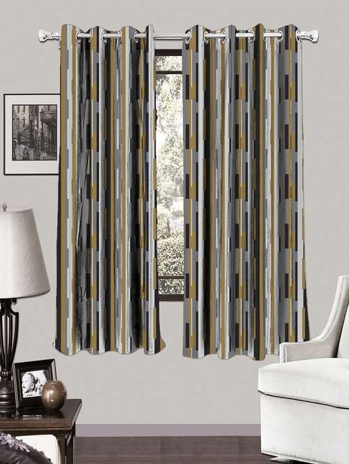 single set of irragular stripes - w curtain - 17669562 - Standard Image - 0
