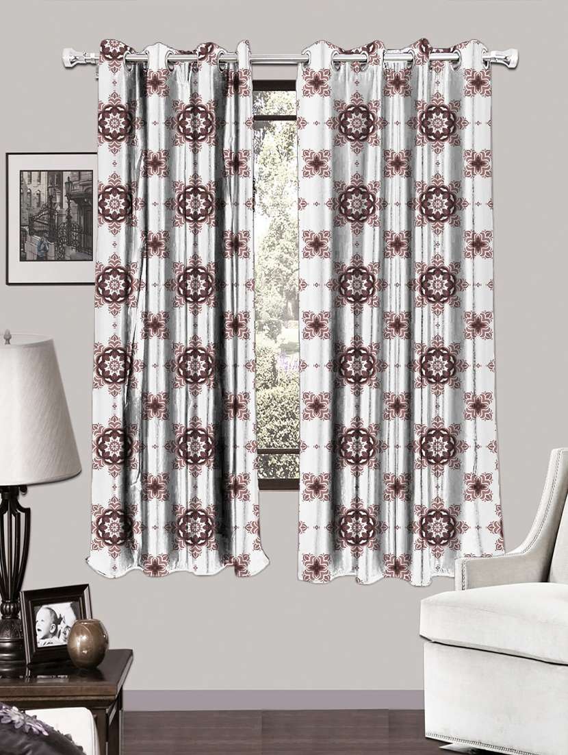 single set of modern flower - w curtain