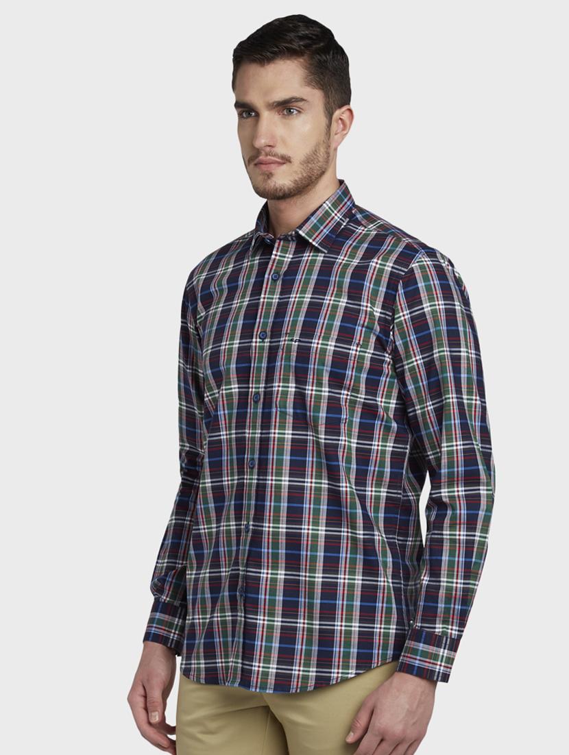 multi colored checkered casual shirt - 17669807 - Standard Image - 1
