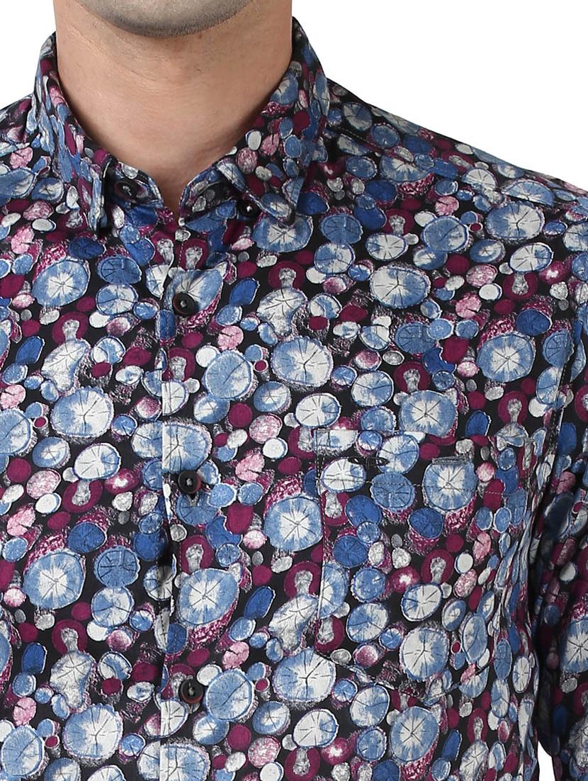 black printed casual shirt - 17669858 - Standard Image - 4