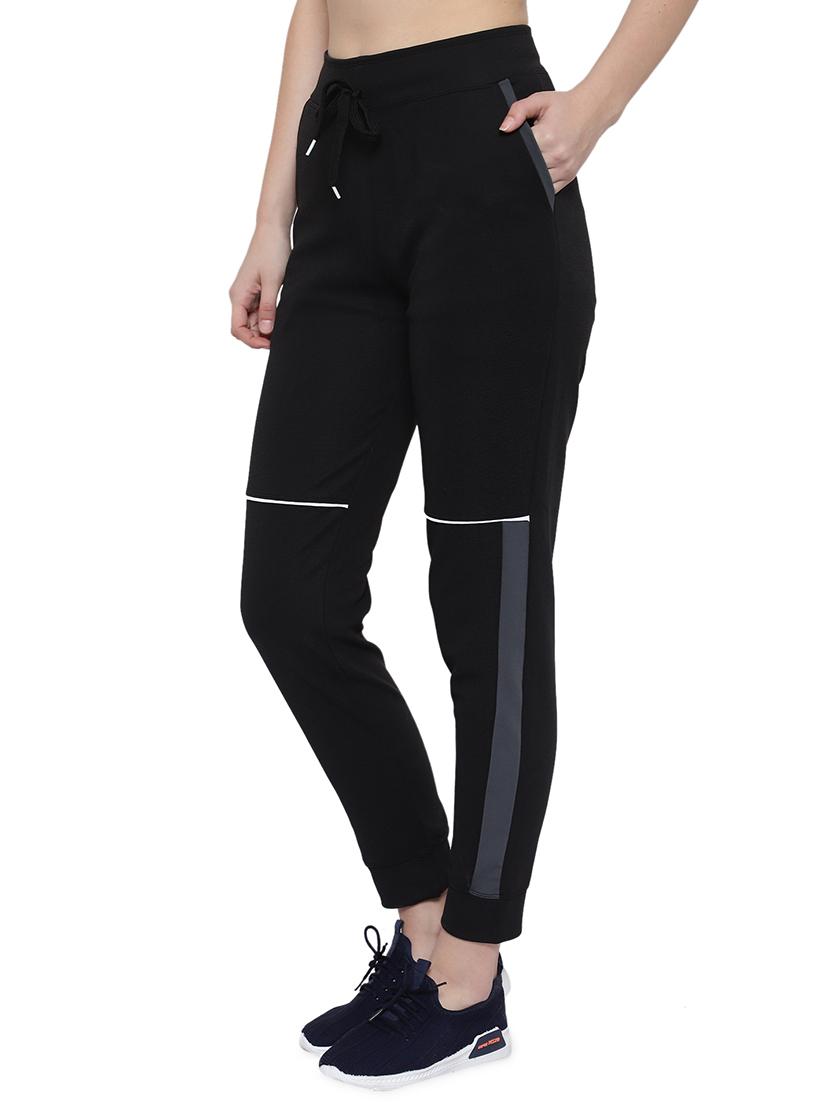 drawstring waist contrast panel track pant - 17672298 -  Standard Image - 1