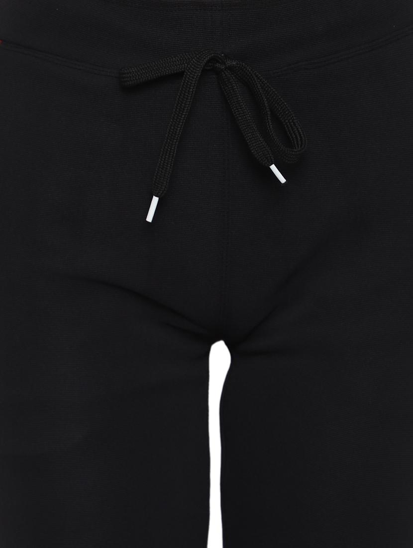 drawstring waist contrast panel track pant - 17672301 - Standard Image - 4