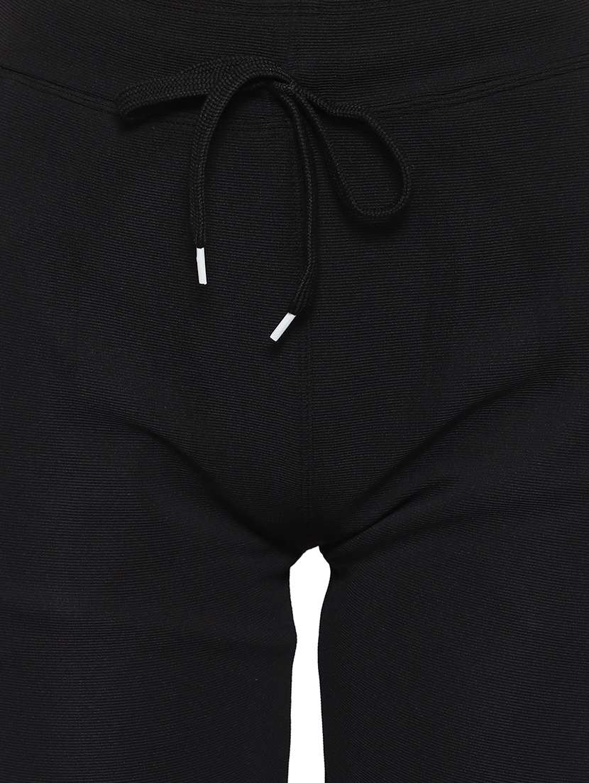 drawstring waist contrast panel track pant - 17672302 -  Standard Image - 4