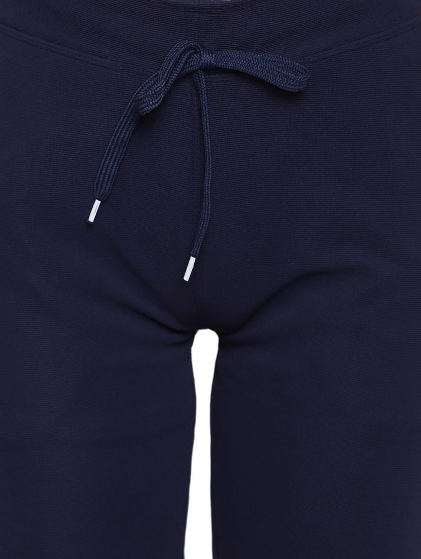 drawstring waist contrast panel track pant - 17672303 - Standard Image - 4