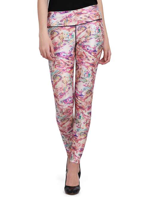 mid rise printed legging - 17672455 -  Standard Image - 0