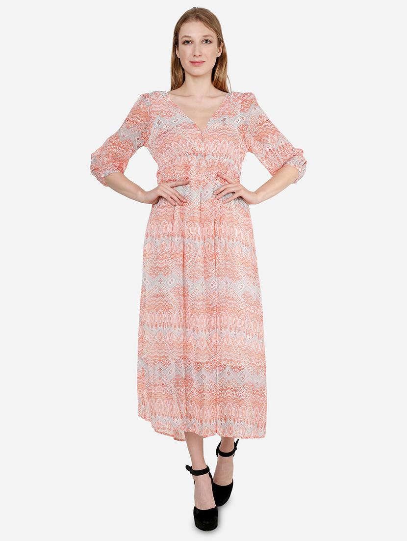 women's fit & flare aztec dress - 17673175 - Zoom Image - 0