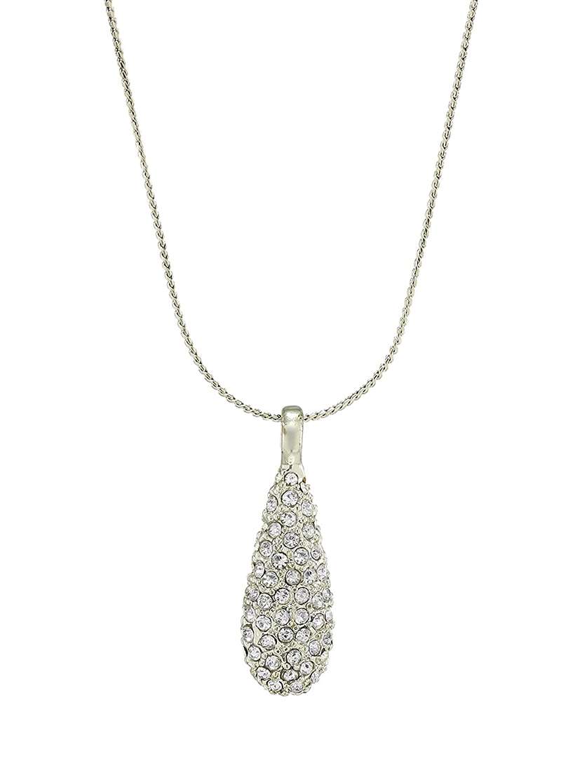 silver metal pendant