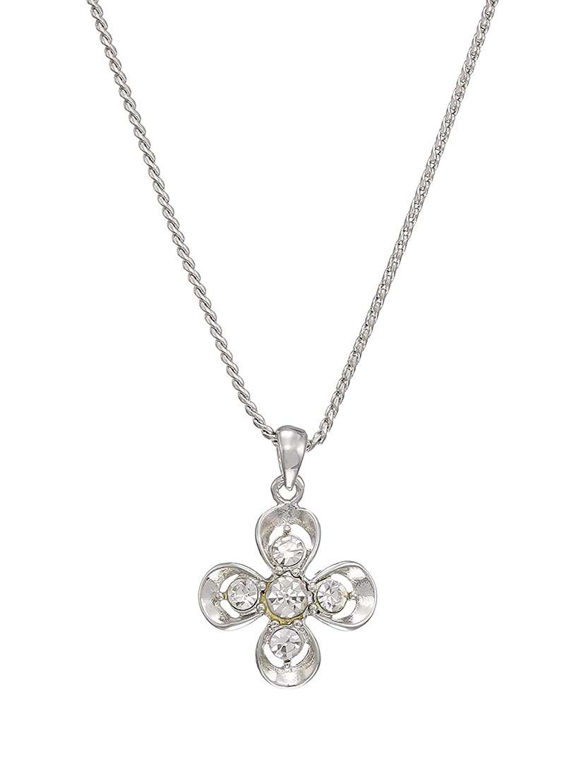 silver metal pendant