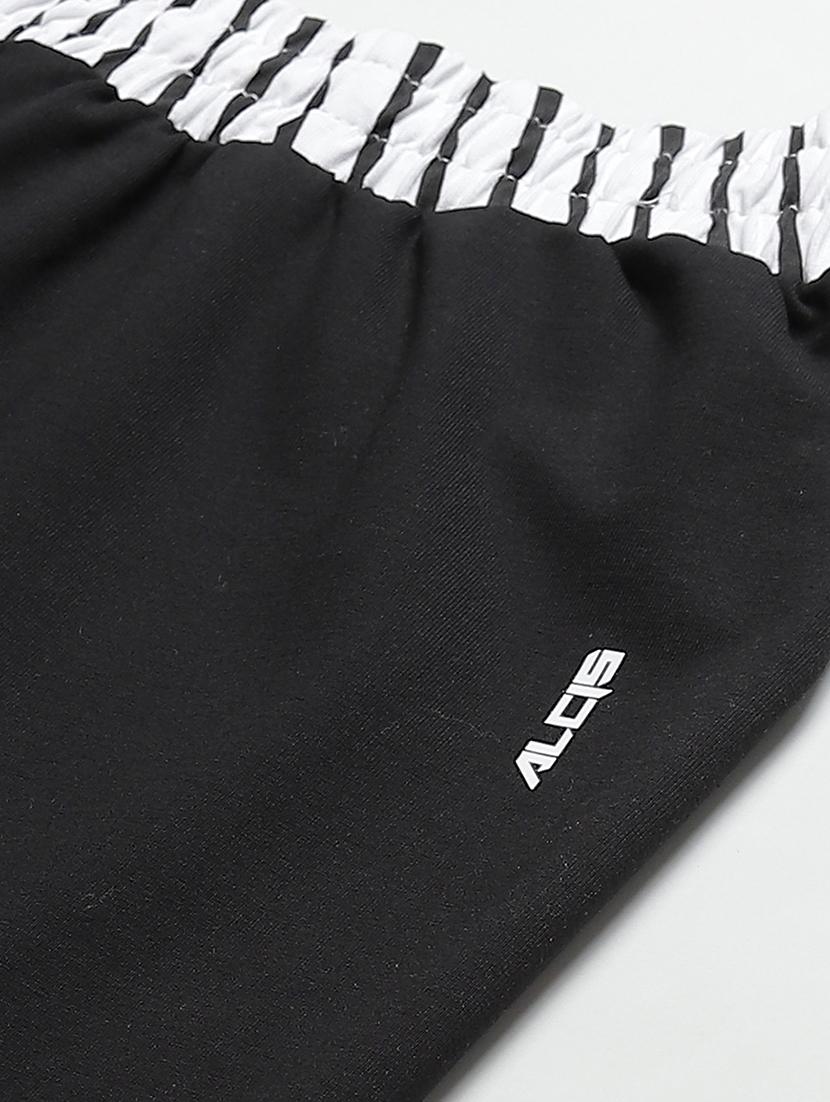 black cotton track pants - 17678987 - Standard Image - 4