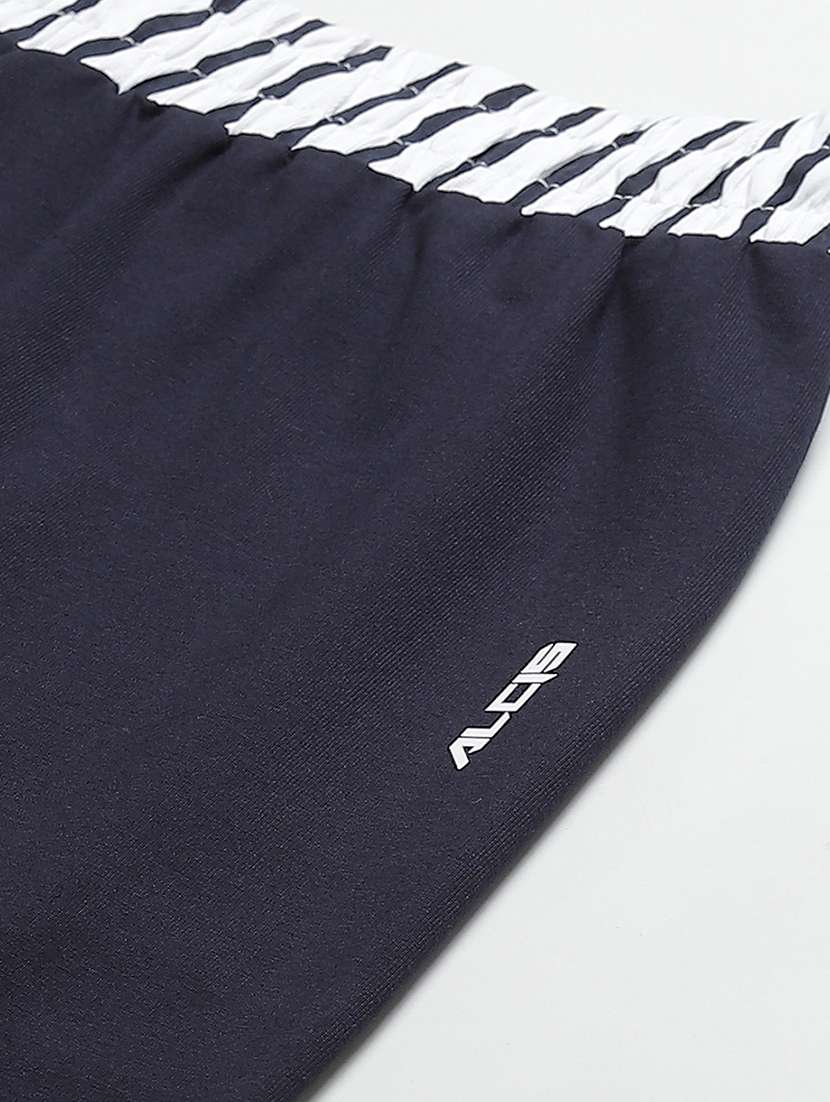 navy blue cotton track pants - 17678988 -  Standard Image - 4