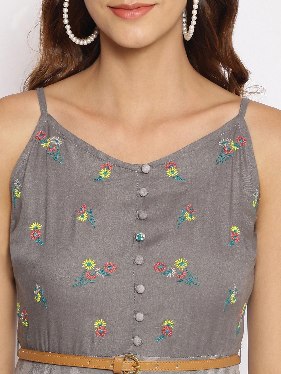 women's asymmetric floral dress - 17679039 - Standard Image - 4