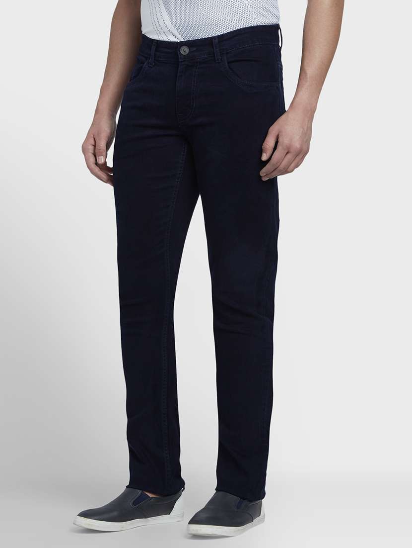 navy blue plain denim jeans - 17679077 -  Standard Image - 1