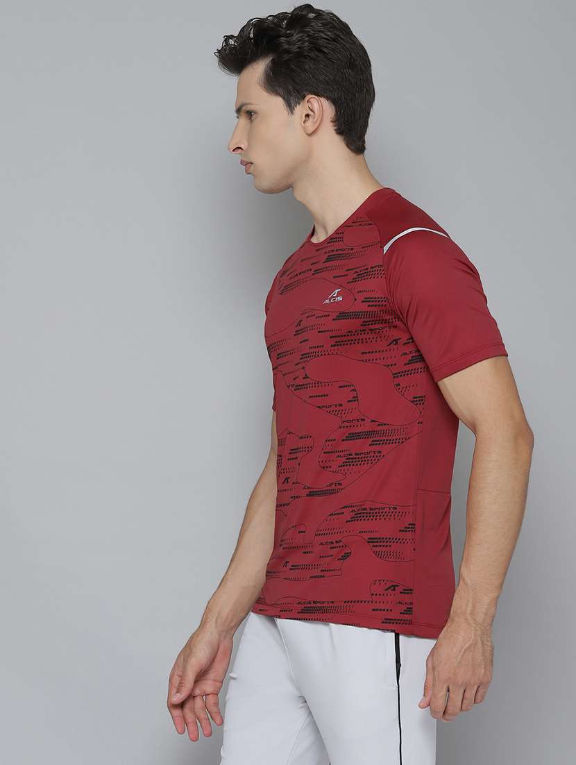red printed sport t- shirt - 17679587 - Standard Image - 1