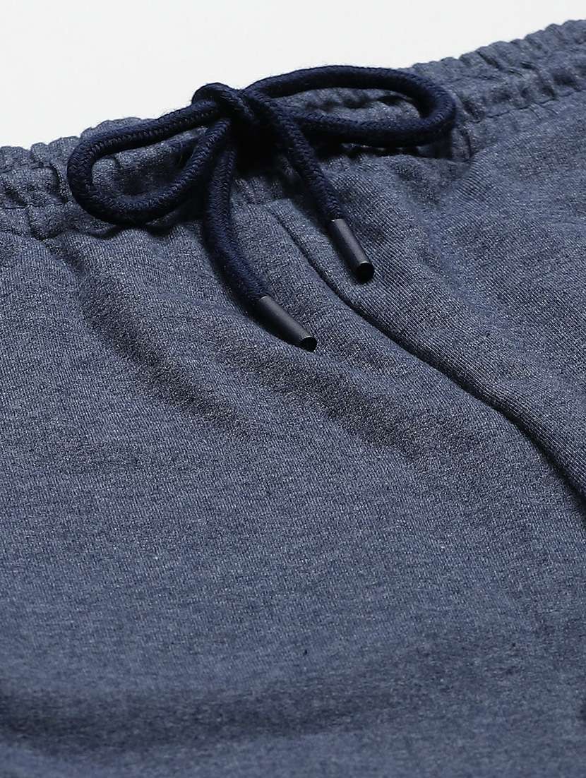 navy blue solid ankle length track pant - 17679594 - Standard Image - 4