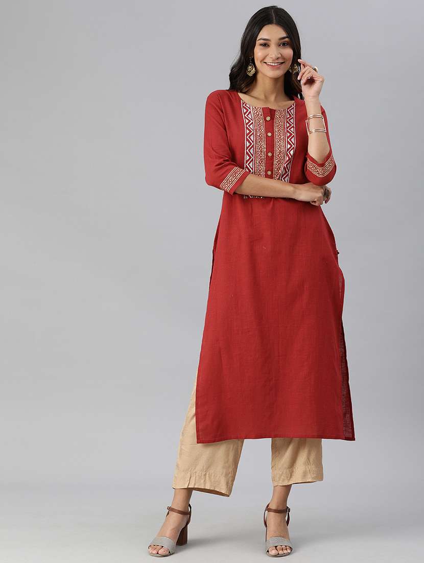 women's straight kurta