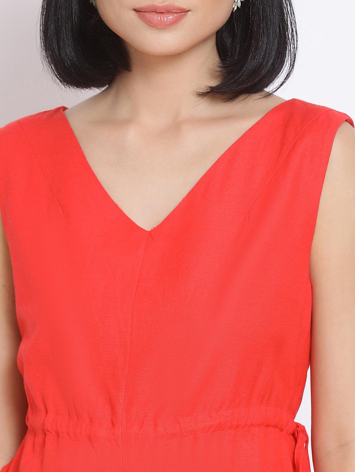 women's crop v neck top - 17680091 - Standard Image - 4