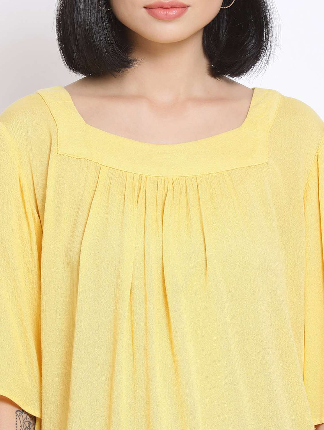 women's straight square neck top - 17680096 -  Standard Image - 4