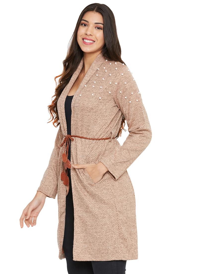 front open embellished shrug  - 17680281 -  Standard Image - 1