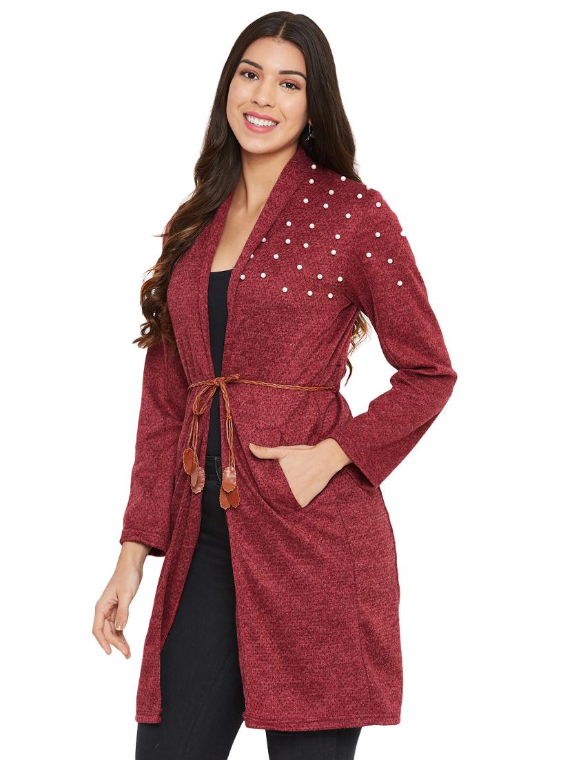 front open embellished shrug  - 17680283 -  Standard Image - 1