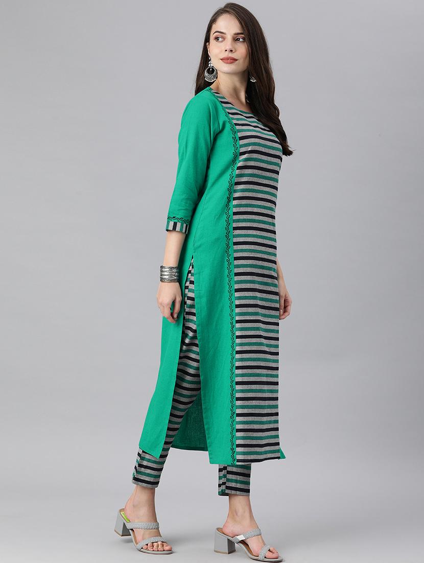 striped kurta pant set - 17680304 - Standard Image - 1