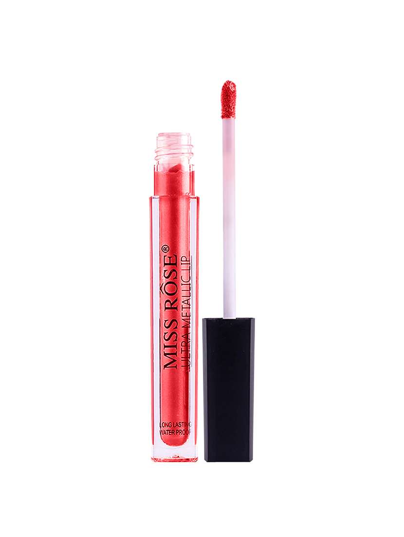 miss rose  professtional long lasting waterproof  mattalic shiny   lipgloss  7701-027 30