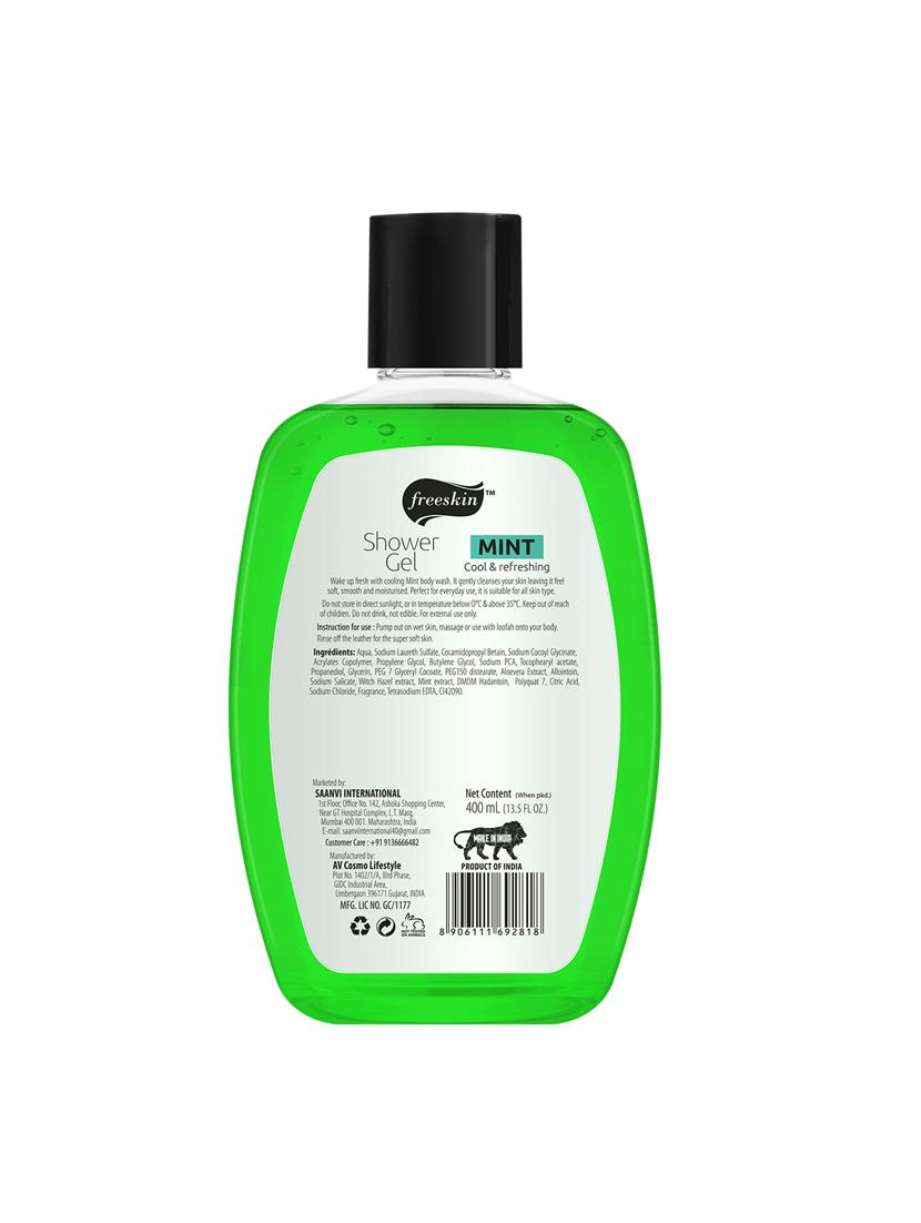freeskin mint shower gel, 400ml - 17680503 -  Standard Image - 1