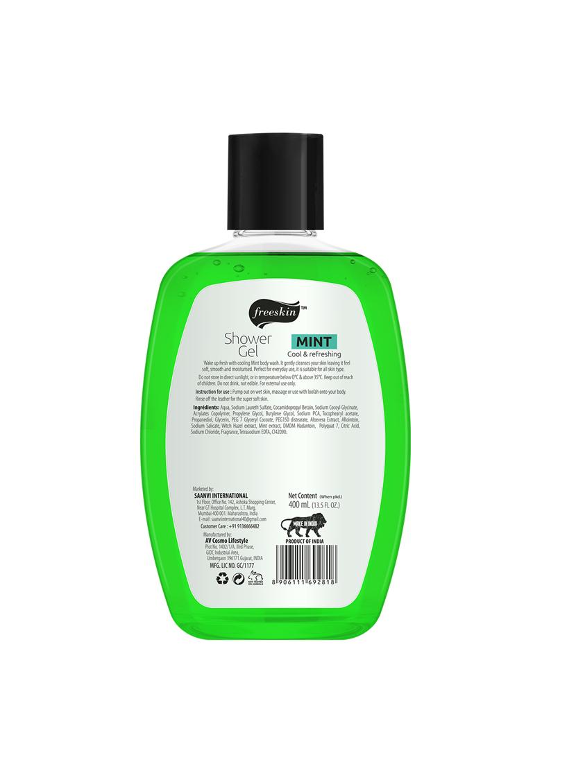 freeskin mint shower gel, 400ml - 17680512 -  Standard Image - 1