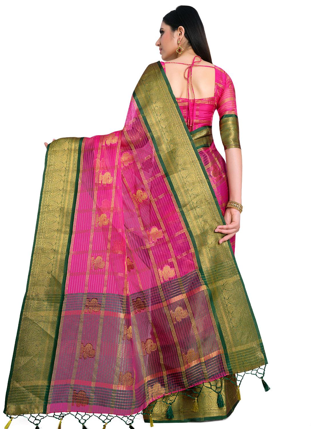 ethnic motifs banarasi saree - 17684624 - Standard Image - 1