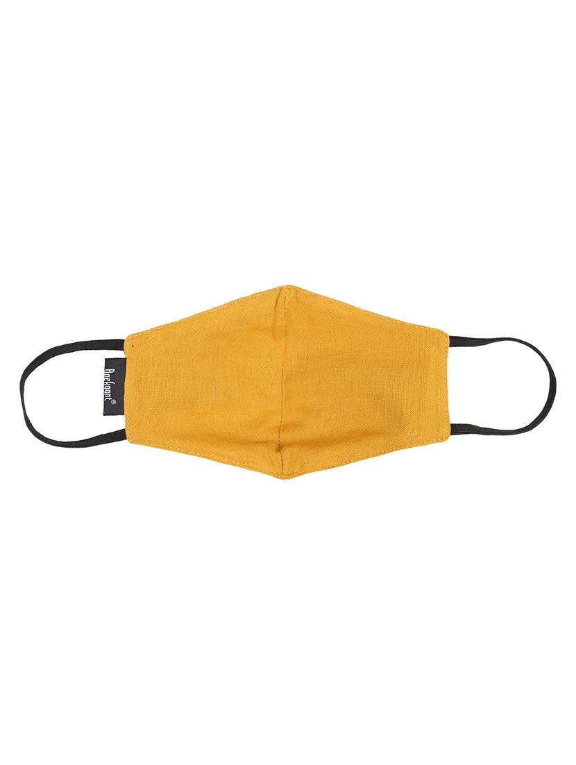 yellow cotton decorative women mask - 17686881 - Standard Image - 4