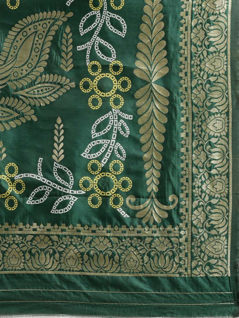 bandhani banarasi saree with blouse - 17687297 -  Standard Image - 4