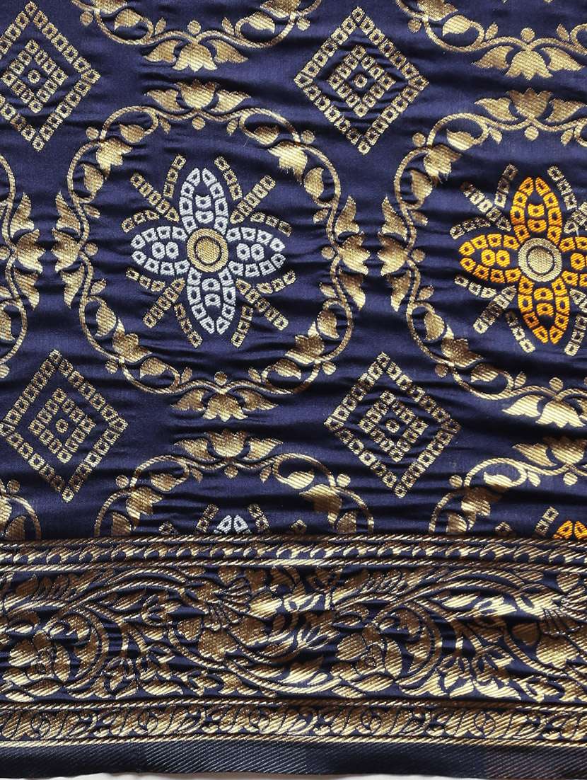 women's banarasi saree with blouse - 17687303 -  Standard Image - 4