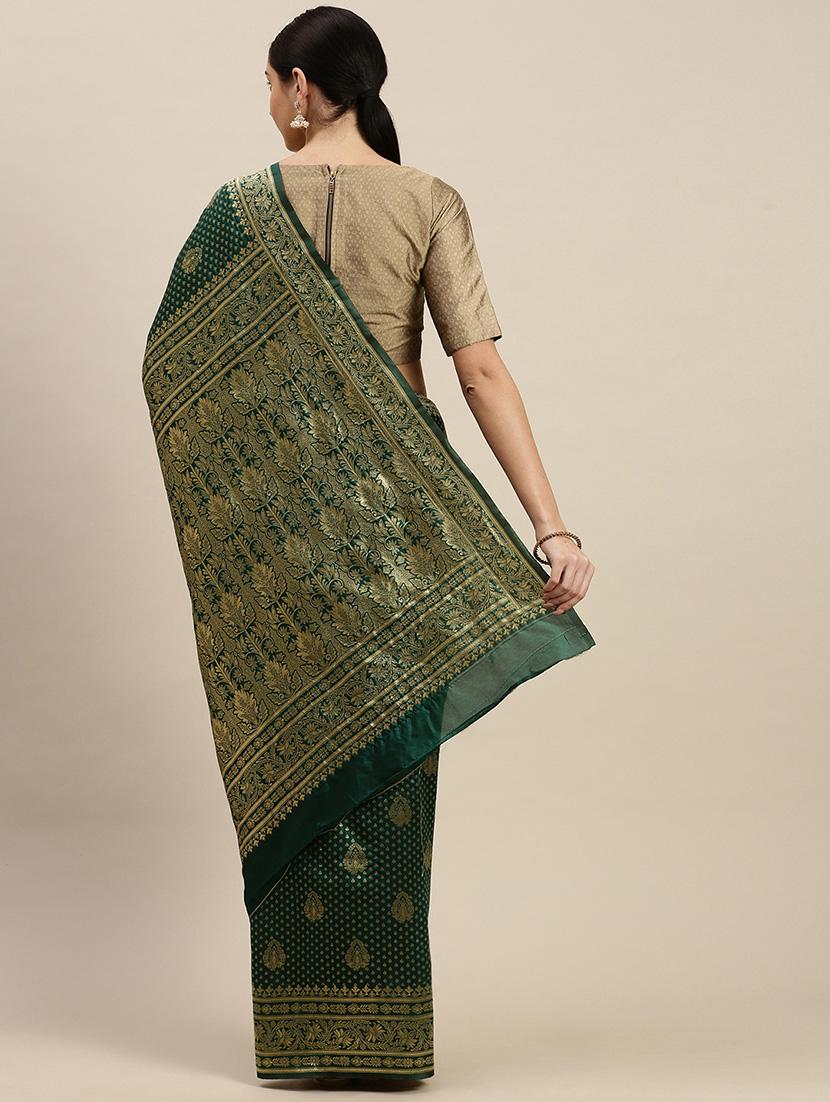 women's banarasi saree with blouse - 17687311 -  Standard Image - 1