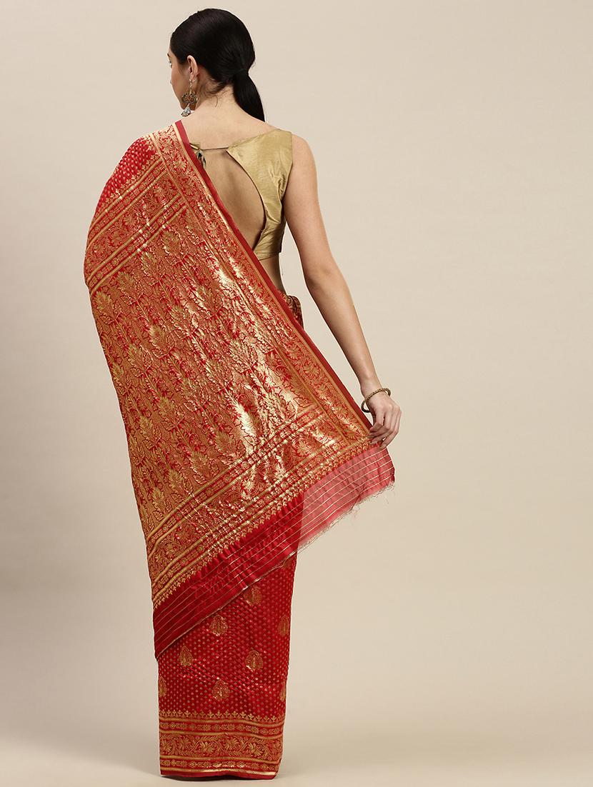 jacquard banarasi saree with blouse - 17687314 -  Standard Image - 1